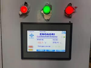 bảng điều khiển máy sấy lạnh enoagri