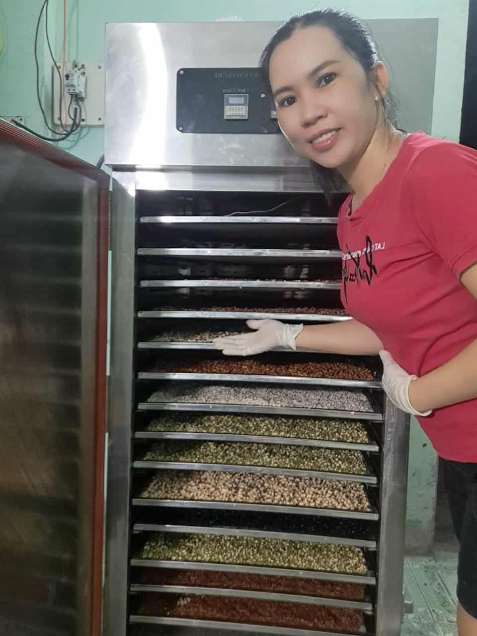 Máy sấy nhiệt 100kg