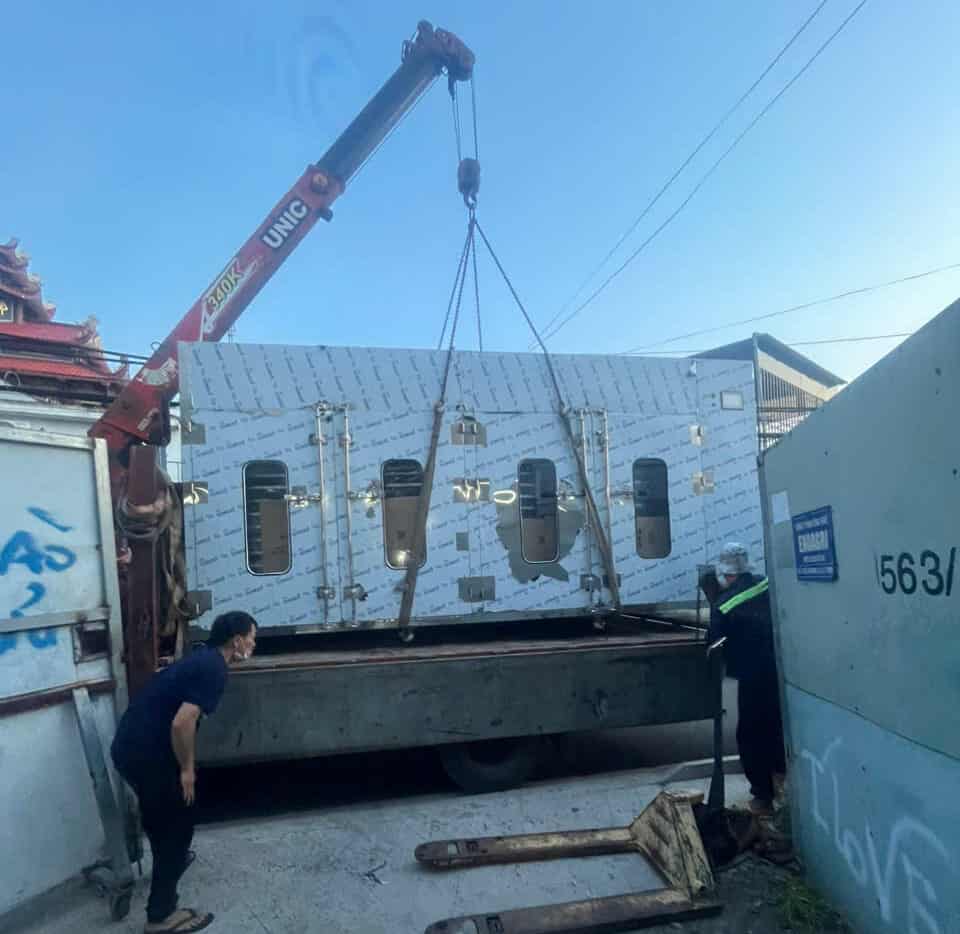 vận chuyển máy sấy lạnh