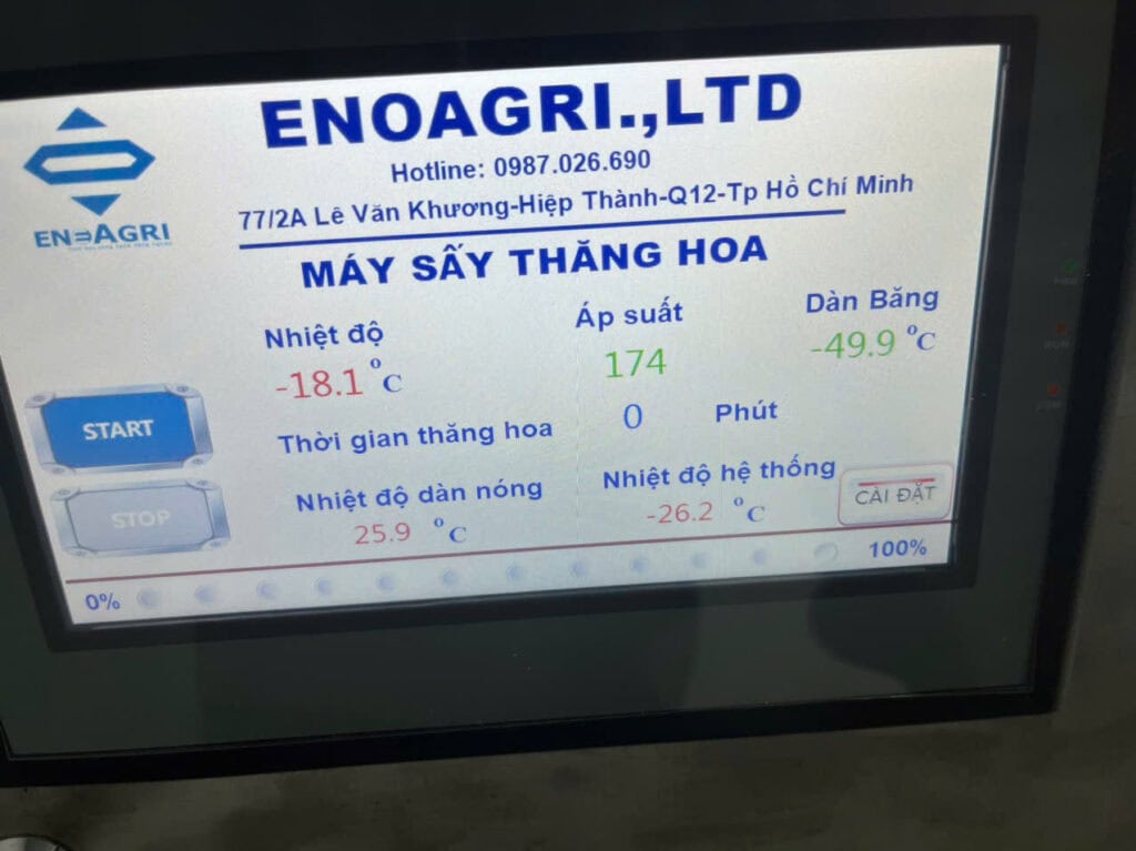 Máy sấy thăng hoa 5kg
