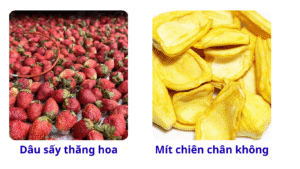 So sánh chiên chân không và sấy thăng hoa