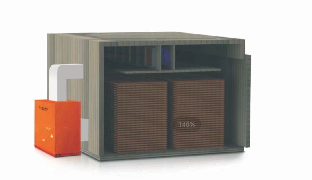 máy sấy gỗ bơm nhiệt